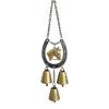 Windspiel Eisenkunst Vintage Windspiel Outdoor Hängende Glocke Für Innenbereich Garten Hochzeit Einweihungsparty Pferde-Liebhaber Geschenk