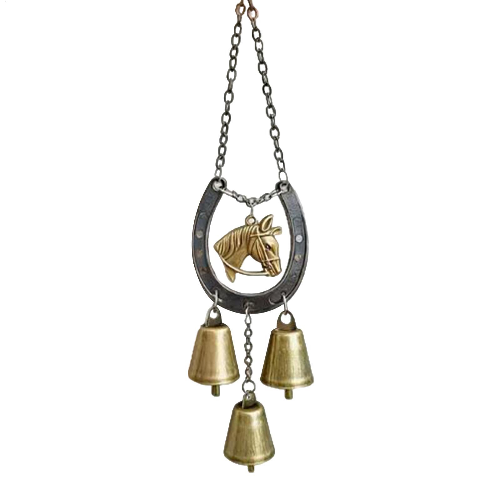 

Wind Chime Iron Art Vintage Wind Chime Outdoor Hanging Bell For Indoor Garden Wedding Housewarming Horse Lover Gift China Mainland