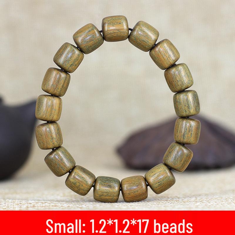 Argentinisches Grünes Sandelholz Buddhistisches Gebetsperlenarmband für Männer und Frauen