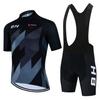 Men's Short-sleeved Cycling Sweatshirt Set New Summer Cycling Suit MTB Breathable, Silicone Cycling Suit 2026 Summer Breathable Cycling Suit Set