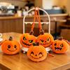 Small Halloween Decorations Pumpkin Plush Keychain, Cute Spooky Stuffed Toy Pendant for Bag Gift Lovers Keys, Soft Mini Doll Hanging Ornament Festival