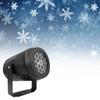 LED Projector Night Light Snowflake Projector Outdoor Lamp 360° Rotating Home Festivals Party Decoration