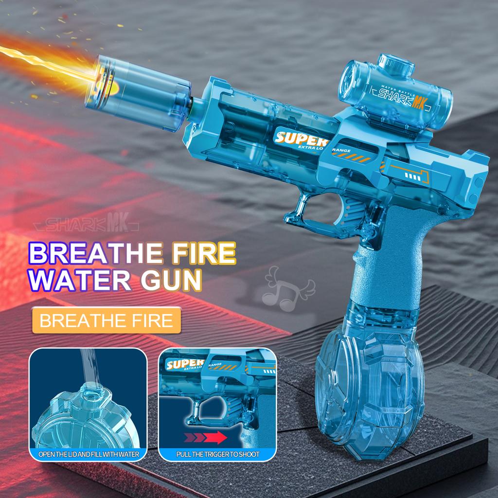 Summer New Ice Mouse Electric Water Gun Pistol Shooting Toy Full Automatic Shoot  Outdoor Toy For Children Boys Girl Adults Gift
