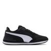 Puma St Runner V4 רשת נוחות בולם זעזועים נעלי ספורט לייף סטייל נמוכות גזרה נעלי ספורט יוניסקס שחור לבן 399666-01