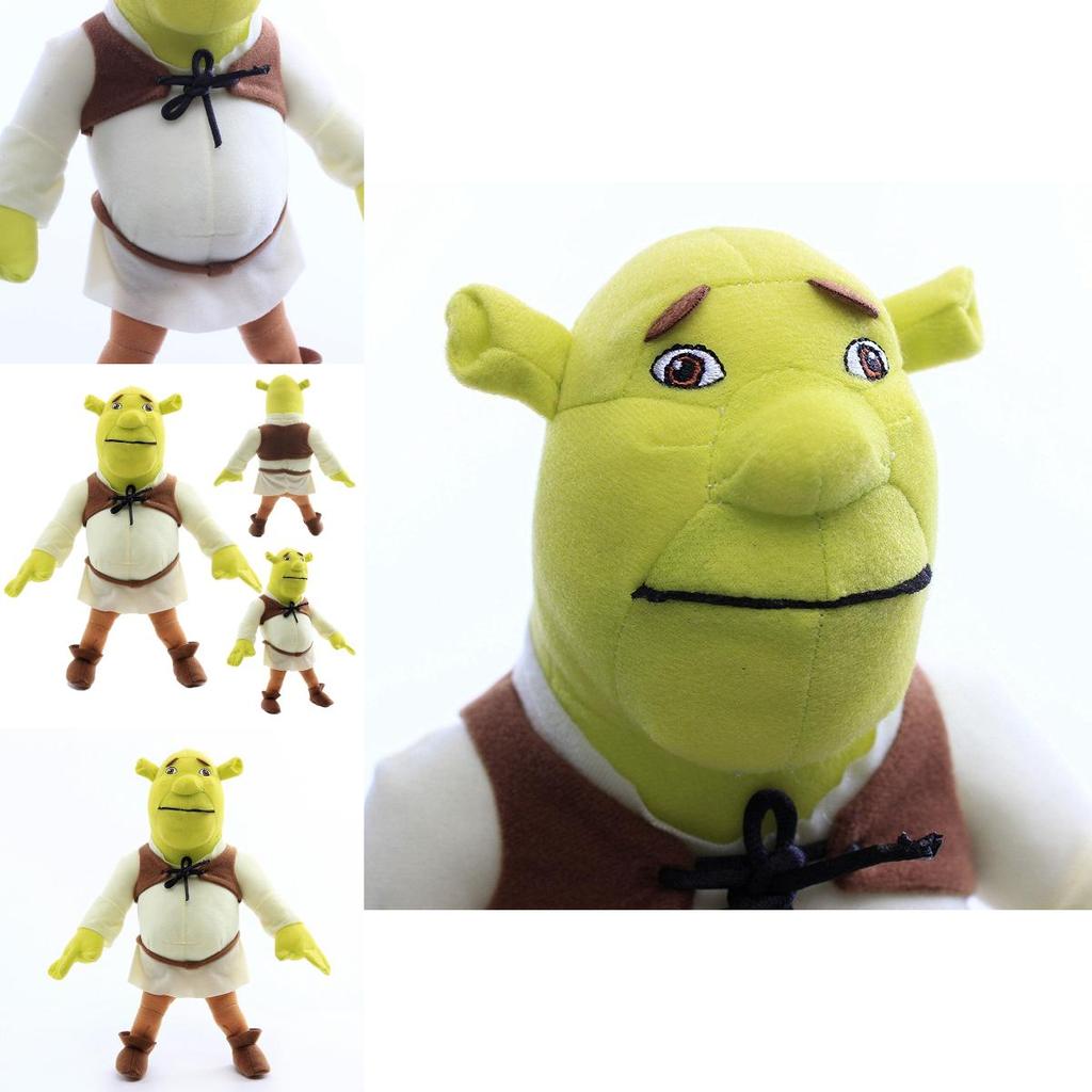 Enorme Peluche di Shrek Giocattolo Morbido Orco Shrek Cuscino Morbido e Accogliente per Bambini Regalo 40cm
