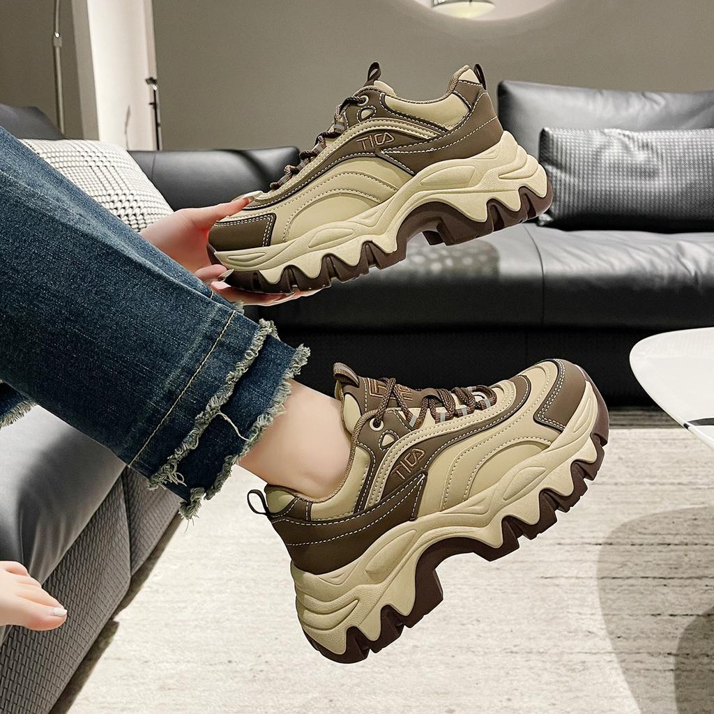 Sportovní obuv Dámská Jarní a letní Nová platformová podrážka Dámská Silná podrážka Studentská Běžecká obuv Ležérní obuv