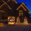 12x18" Double Sided Solar Led Snowman Garden Flag For Outdoor Farmhouse Garden Lawn Christmas Decoration Lighted Yard Flags 2025