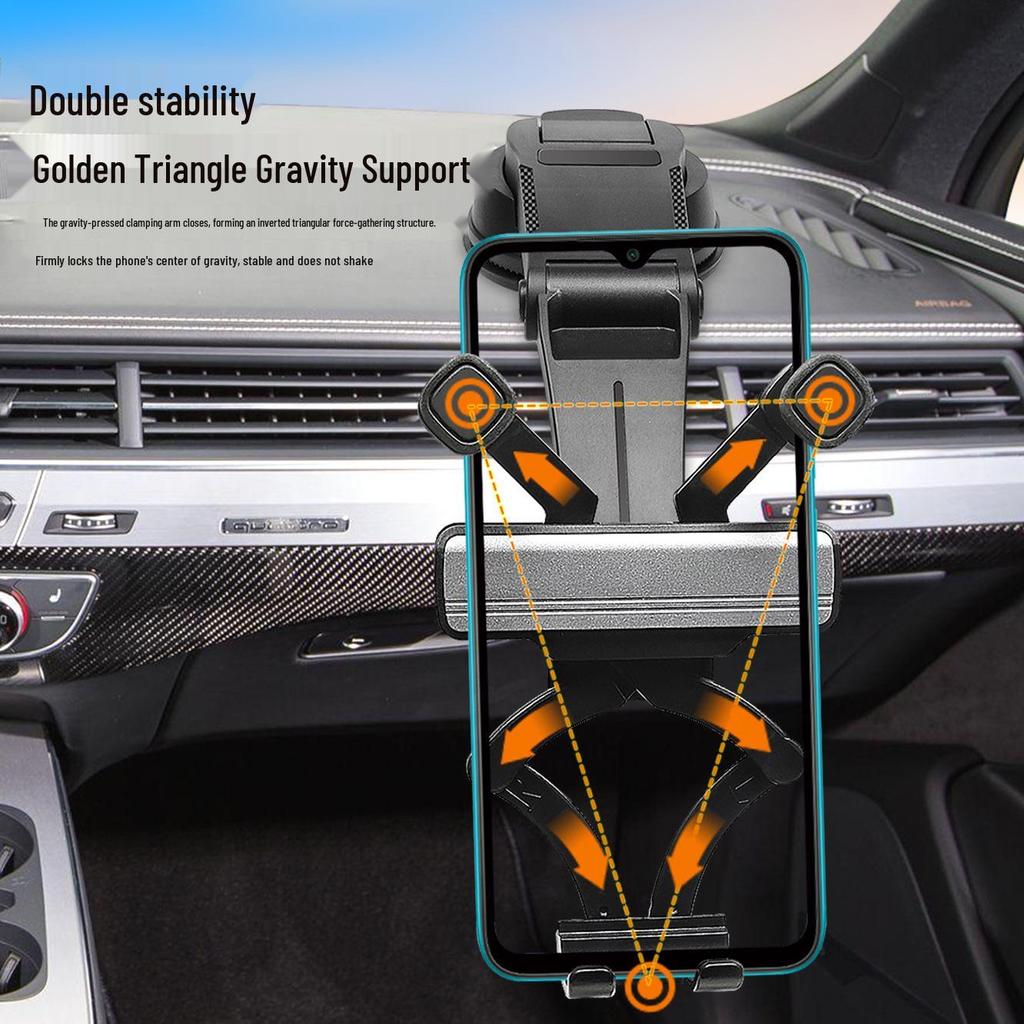 Gravity Car Phone Holder for Air Vent - Center Console Mount
