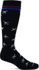 Sockwell Compression High 1 Size 1 and Men's Socks, "In Flight" Socks, Pair, Black, M, Pair, Quick-Drying, Sweat-Wicking, Odor-Resistant, Non-Steamy.