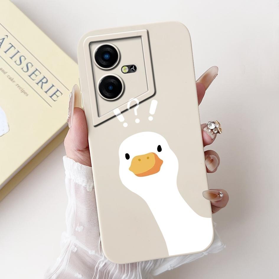 For Tecno Pova Neo Case LE6 LE6h Shockproof Cover Lovely Astronaut Liquid Silicone Bumper For Tecno Pova Neo 3 LH6n PovaNeo Etui
