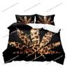 Leopard Duvet Cover Queen Bedding Sets, Black Luxury Comforter Quilt Cover,Fashion Cheetah Print Gifts for Men Women Luxury Gift