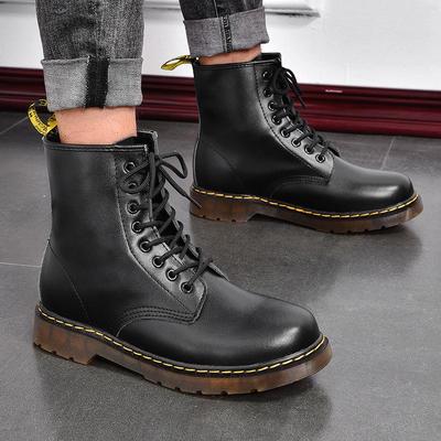 Stiefel Herren Schuhe Freizeitschuhe Klassiker Stiefeletten Hoch Schlupfschuhe Büro Lüften Vielseitig Motorrad