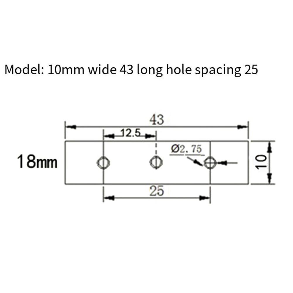 DIN C Rail Adapter PCB Mount Bracket Easy Installation