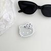 Color Lines Kt Cat Mirror Mobile Phone Airbag Bracket Back Sticker Retractable Portable Niche Lazy Ring Buckle Women'S Model