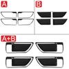 For Toyota Highlander XU70     2024 Hybrid Stainless Car Inner Door Handle Frame Door Bowl Cover Trim Stickers