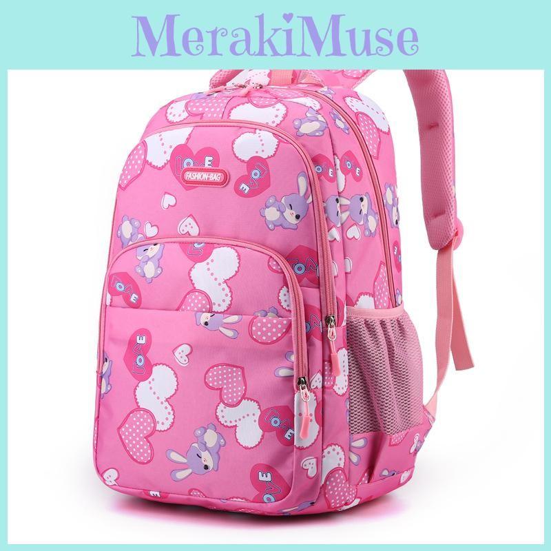 Rabbit Children Pattern Schoolbag Large Capacity Breathable Student Backpack
