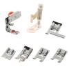 42pcs Domestic Sewing Machine Parts Foot Presser Foot Rolled Hem Feet Elastic Cord Band Fabric Stretch DIY Sewing Accessories