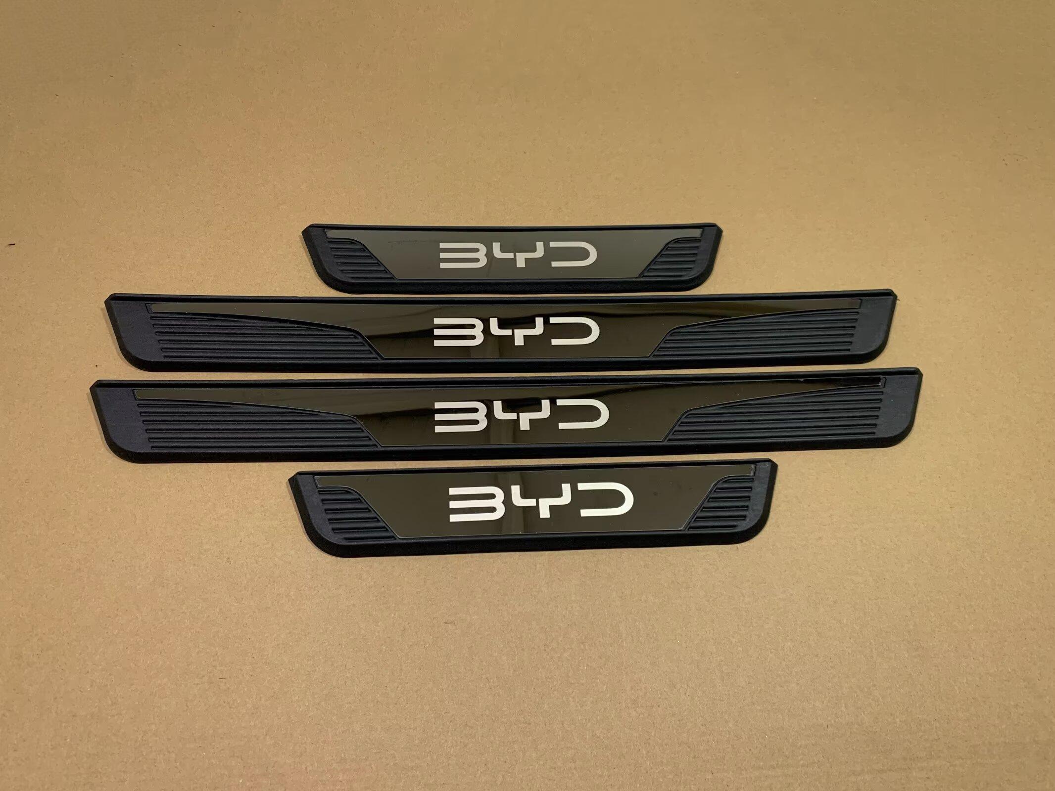 

For BYD Song Plus DM-i Shark Sealion 6 2021 2022 -2025 Door Sill Pedal Cover Scuff Plate Trims Protector Sticker Car Accessories