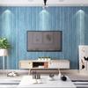 Wood Grain Deer Skin Velvet Wallpaper 3D Horizontal Striped Wooden Living Room Bedroom TV Background Wallpaper Mediterranean