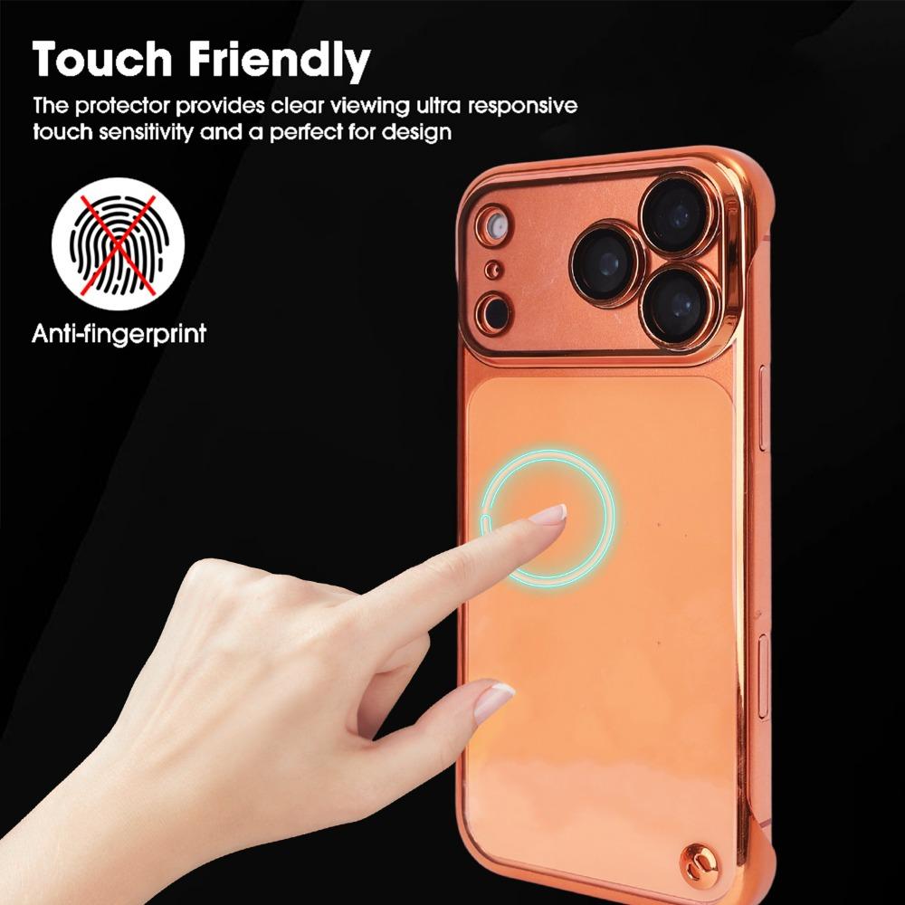 Ultra Slim Transparent Case for IPhone 17 Pro Max Matte Hard Plating PC All-round Camera Film Shockproof Shell for IPhone 17Air