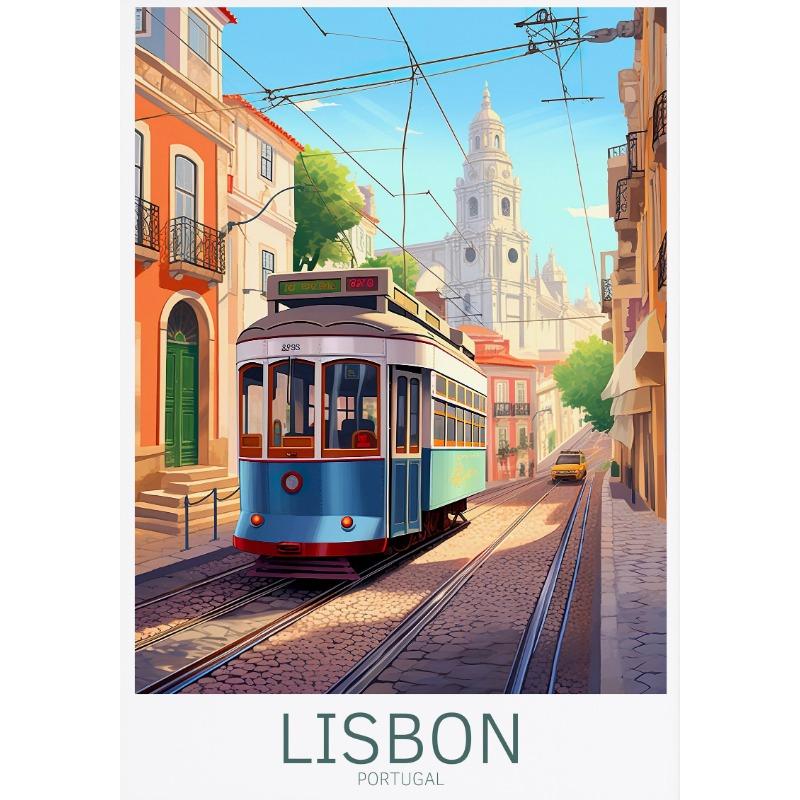 Denmark Portugal Holland Travel Poster Copenhagen Madeira Porto Canvas Painting Wall Art Picture for Living Room Home Decor