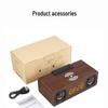 Ally Wireless Charging Wooden Bluetooth Speaker