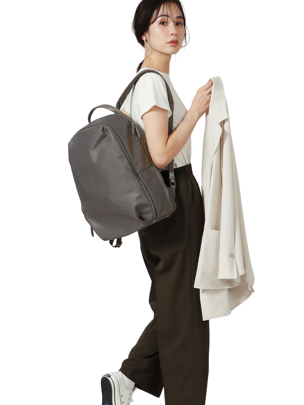 Backpack, jointly developed with ACE, water-repellent nylon, 2-way