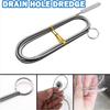 Extra Long Pipe Tube Cleaner,Fridge Drain Pipe Dredging Tool,Flexible Drain Brush,Skinny Tube Spiral Cleaning Brush 150cm