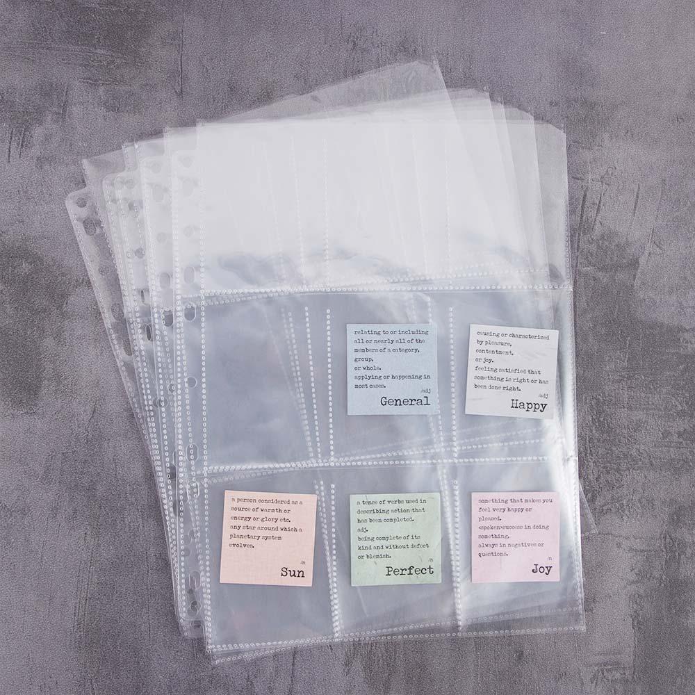 Holder Album Pages Card Stock 90 Pockets Gaming Card Card Sleeves Coin Holders Card Storage Wallets