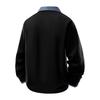 Big&Tall Men Sweatshirt Youth Fashion Plus Size Pullover V Neck Polo Sweatshirts Autumn Winter Loose High Streetwear 6XL 7XL 8XL