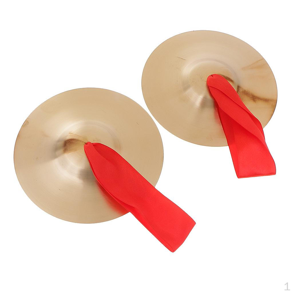 1 Pair Copper Cymbal Hand Percussion Instruments