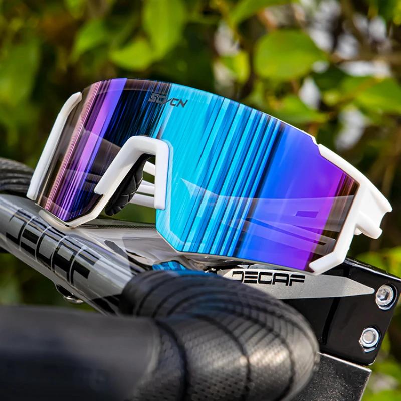 SCVCN Neue Outdoor-Radsport-Sonnenbrille für Herren Damen MTB Fahrradbrille Sport Kletter-Schutzbrille Fahrrad UV400 Brille