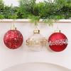 Holiday Bauble Set, 12 Pack Plastic Tree Hanging Items with Mixed Finish Styling for Christmas Home Display Use