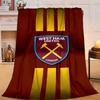 1PC Football Club Emblem Flannel Blanket Gift, Suitable for Both Men And Women, Soft Ideal for Beds And Sofa, Birthday Or Christmas Gift