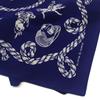 Trifong Bandana Navy Cotton 100% Adult Handkerchief Stylish Unisex Bullfighting Pattern 55cm x 55cm