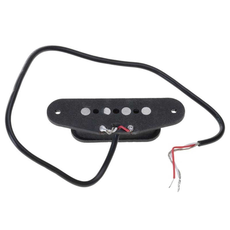 4-String Single Coil GMB520 Bass Guitar Pickup Black Easy To Install for Guitar Lovers Beginner Players Learners Bands