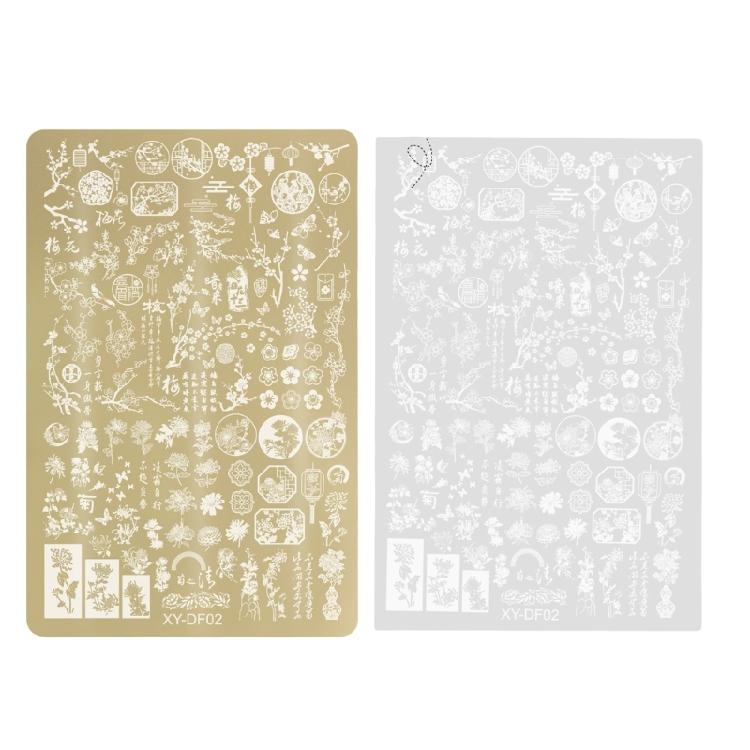 Floral Designs Nails Art Stamping Plate Nail Stamp Plate Nail Plate Template Nail Images Plates for Manicure Nail Decors