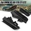 3pcs/set Car Engine Upper Compartment Partition Panel Set Black Plastic For BMW X5 X6 E70 51717169419 51717169420 51717169421