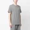 OFF-WHITE Wave Outl Diag Slim S/S Tee Grey/White Men Streetwear OMAA027C99JER0160801