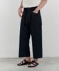 ENDOOR Belted Wide Nine Pants (Navy)
