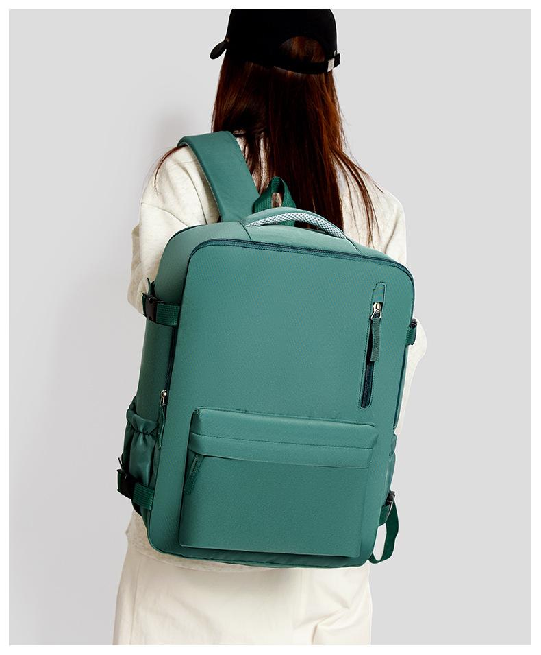 Schoolbag Diligent Explosive Solid Color Backpack Dry and Wet Separation Multifunctional Travel Double Backpack Large Capacity Luggage Backpack