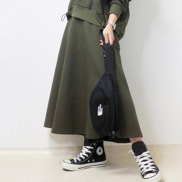 2024 Herbst/Winter Patchwork Sweatshirt & A-Linien Midirock Zweiteiler