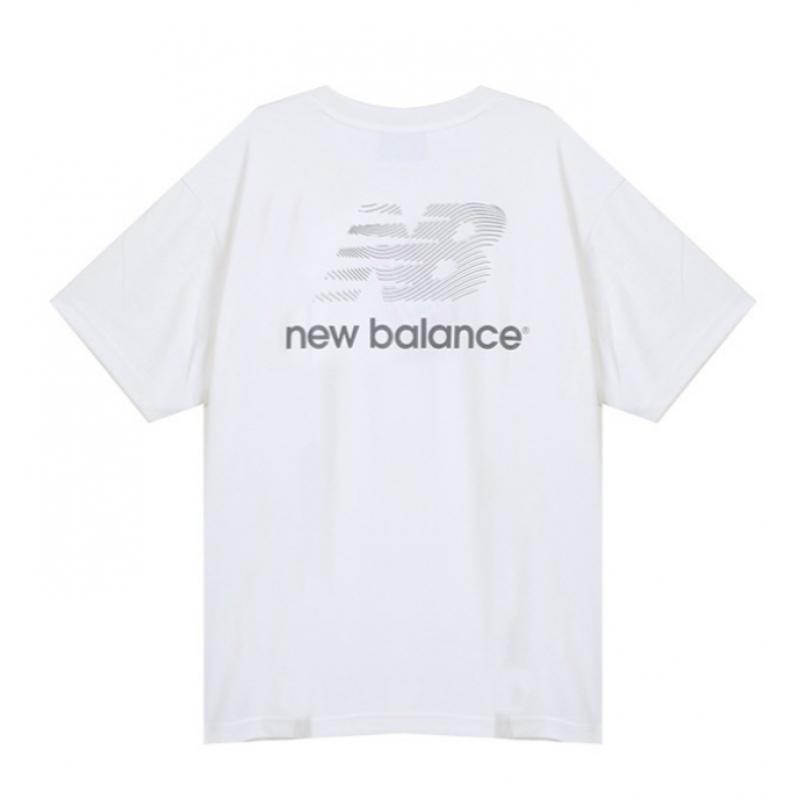 New Balance Basic Poly Big Logo Short Sleeve Tee Aa Nbnefco302 10 19 59