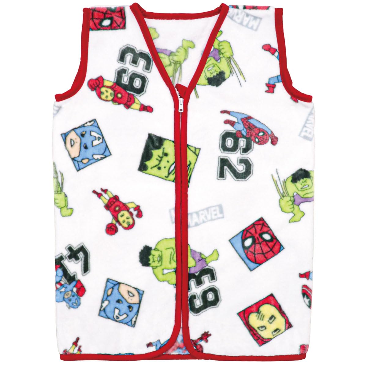 

un doudou Пушистый слипер MARVEL Мстители Слегка 50x70см возраст 5 и Новое теплое одеяло Meyer, Большое, (для вверх), Материал, NM1921-E