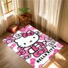 [800G/M2 Weight Crystal Velvet] 1pc Cute Bow Hello Kitty Pattern Rugs,3D Printed Decorative Rugs,Soft And Comfortable Rugs for Living Room,B