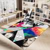 Musikfestival Vibes Teppich für Spielzimmer Schlafzimmer Wohnzimmer Sofa Heimdekor Kinder Spielbereich Teppich Rutschfeste Bodenmatte