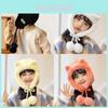 Winter Kids Hat With Fleece Lining And Cartoon Design For Cold Weather Comfort