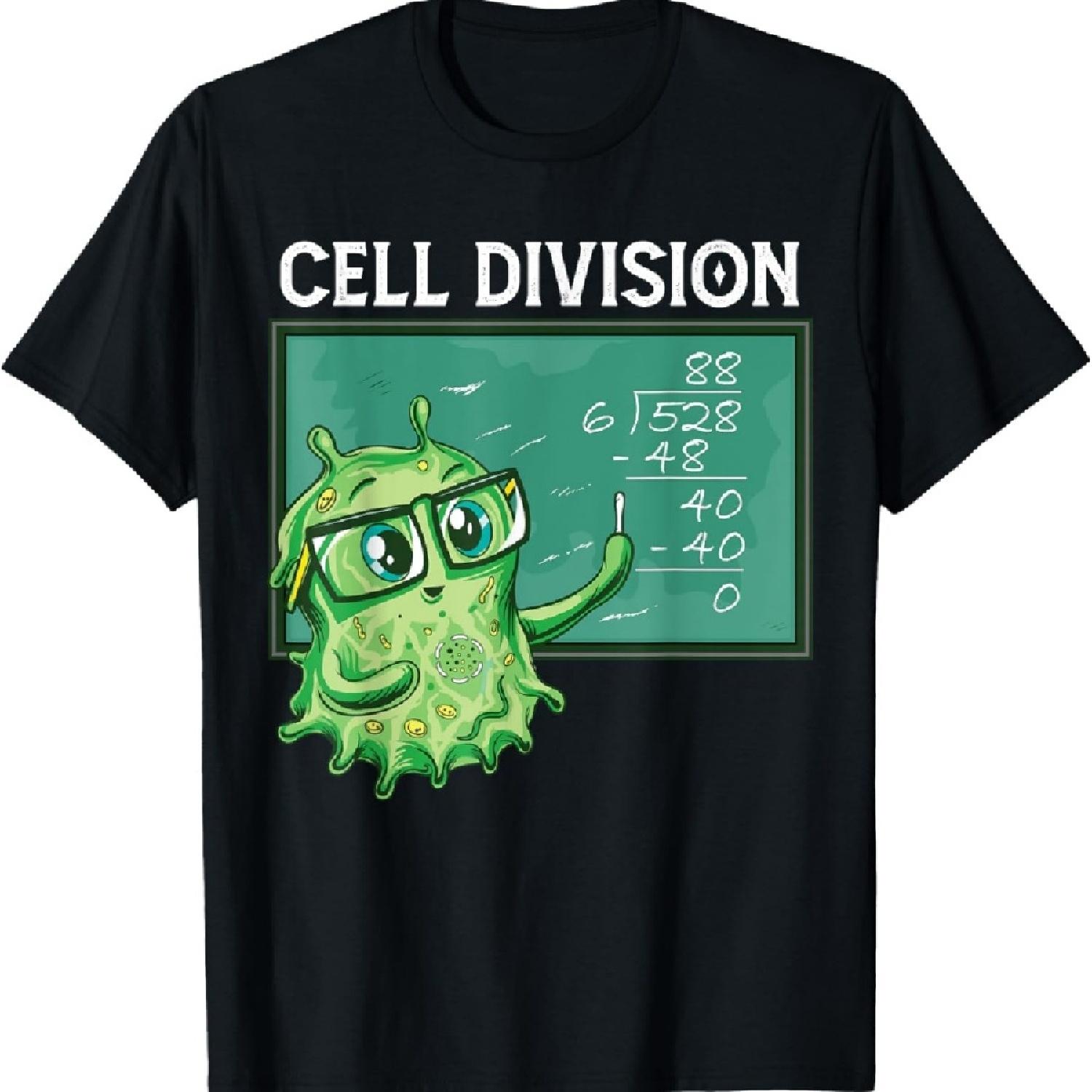 

Cell Division Biology Teacher Science Student Biology Pun T-Shirt S