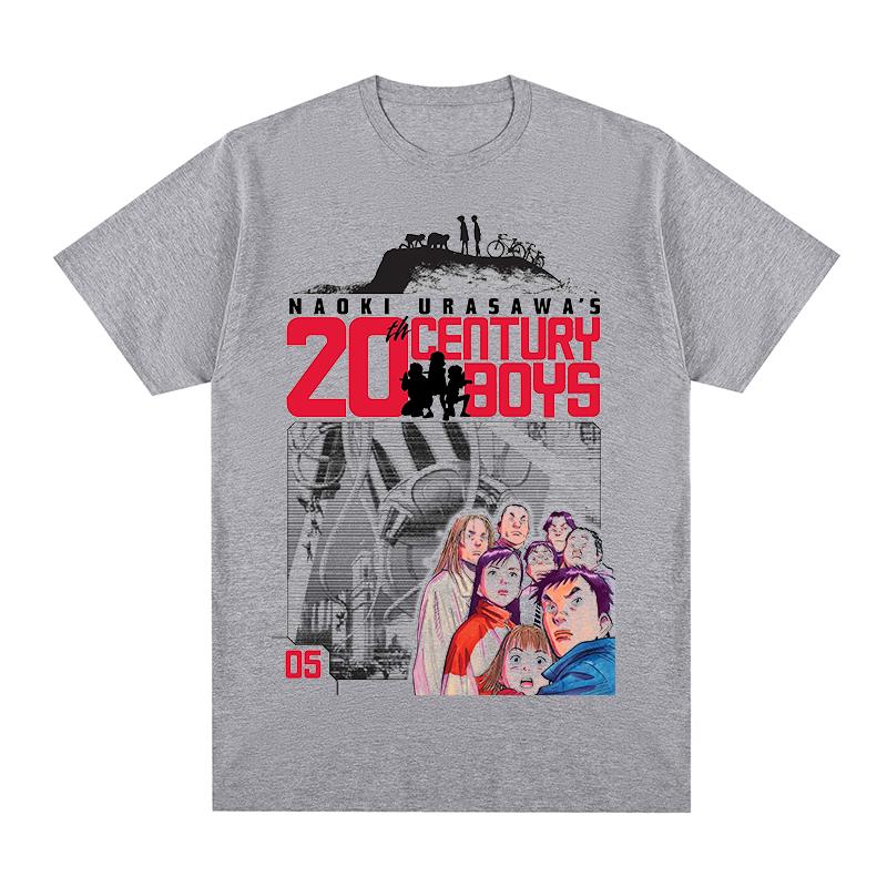 20th Century Boys Vintage Tshirt Naoki Urasawa Streetwear Fashion Cotton Unisex T Shirt New Tee Tshirt Womens Tops
