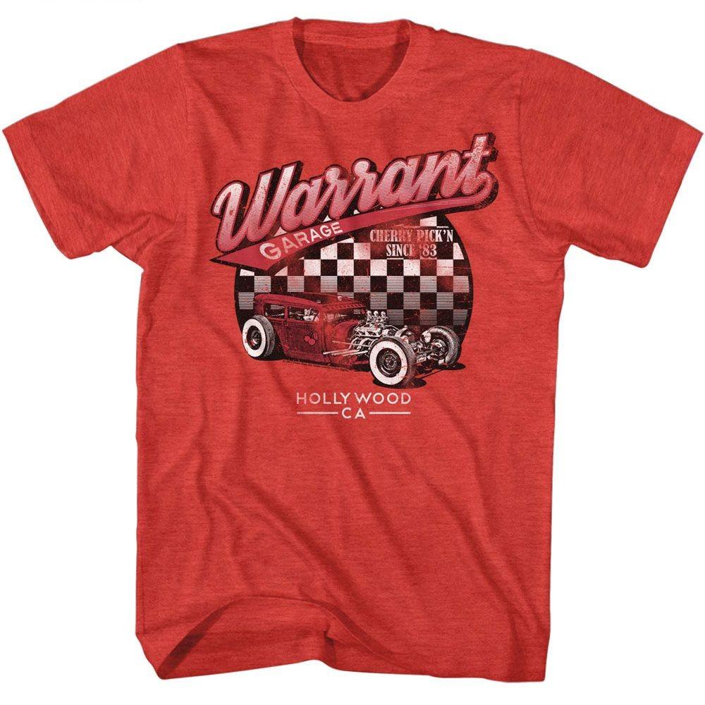 Warrant Garage Music T-shirt Tops Tees Men's Women's Unisex